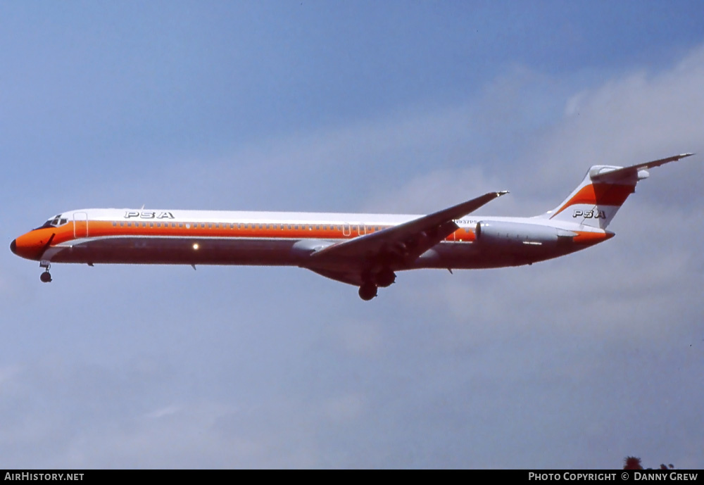 Aircraft Photo of N937PS | McDonnell Douglas MD-81 (DC-9-81) | PSA - Pacific Southwest Airlines | AirHistory.net #275486