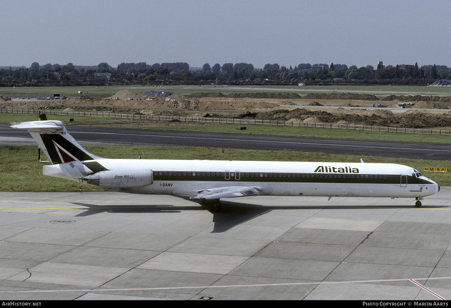 Aircraft Photo of I-DANV | McDonnell Douglas MD-82 (DC-9-82) | Alitalia | AirHistory.net #275510