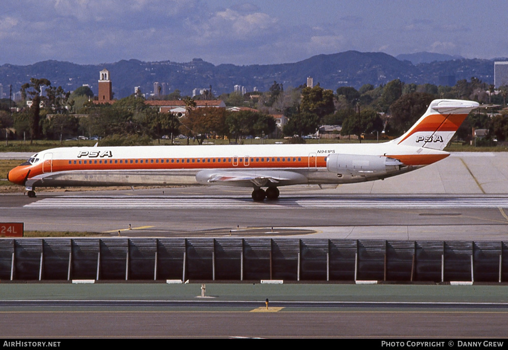 Aircraft Photo of N941PS | McDonnell Douglas MD-82 (DC-9-82) | PSA - Pacific Southwest Airlines | AirHistory.net #275518