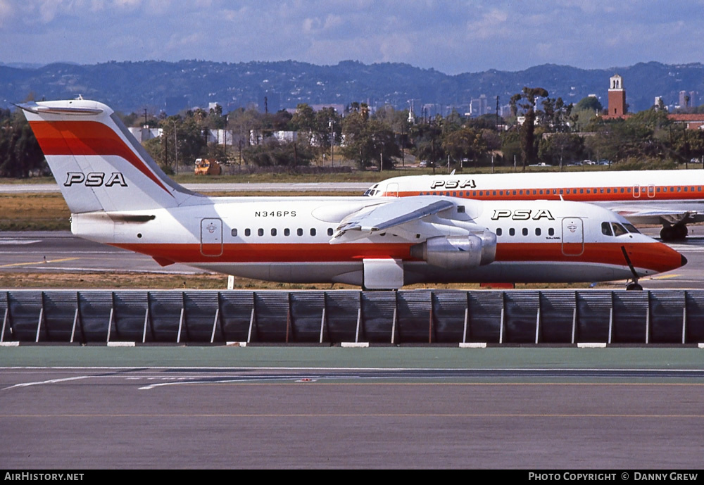 Aircraft Photo of N346PS | British Aerospace BAe-146-200A | PSA - Pacific Southwest Airlines | AirHistory.net #275529