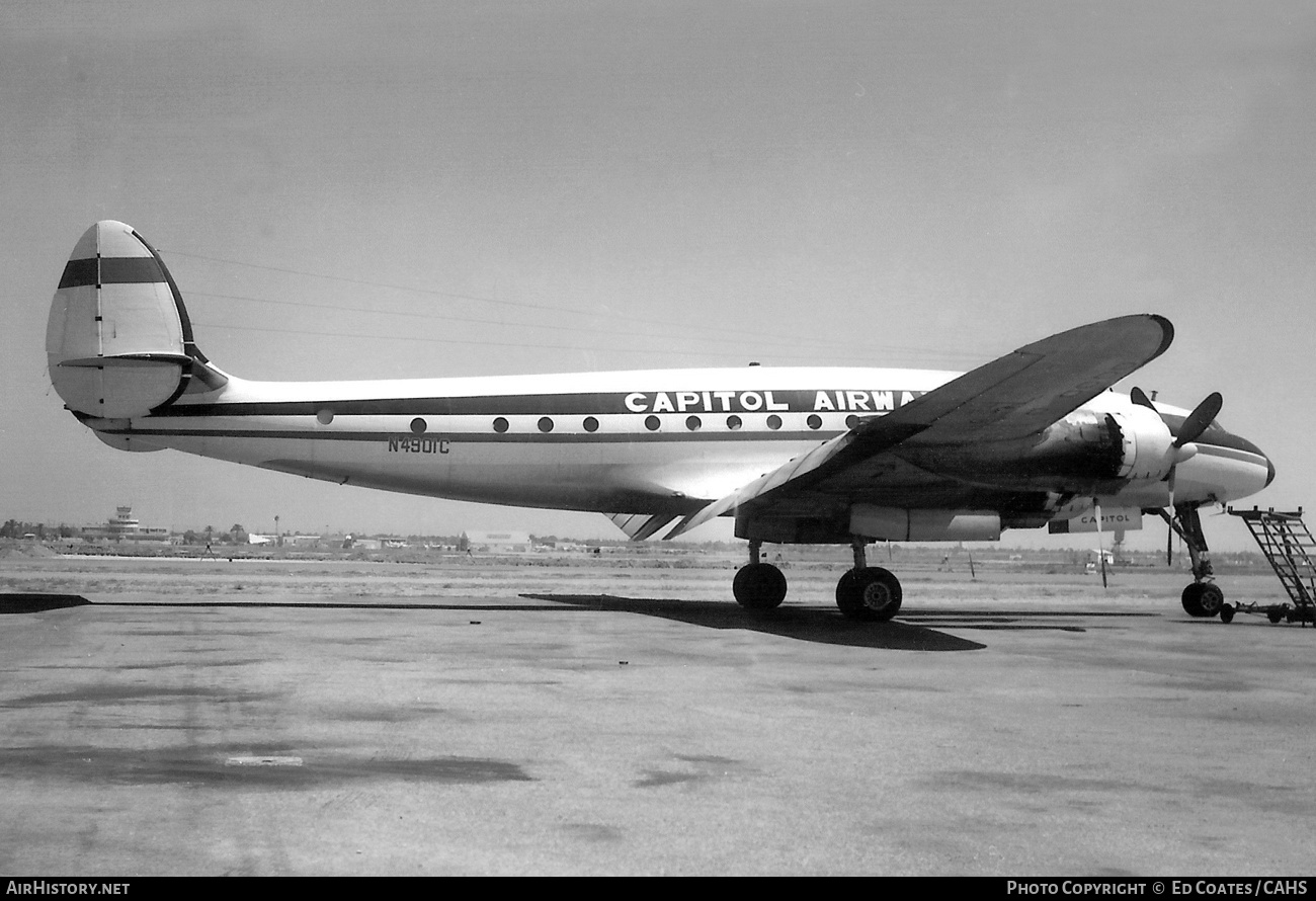 Aircraft Photo of N4901C | Lockheed L-749A Constellation | Capitol Airways | AirHistory.net #275558