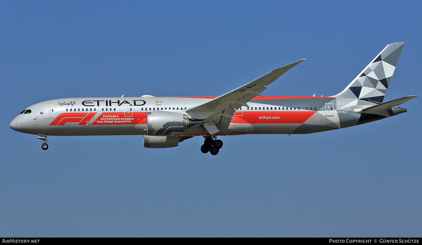 Aircraft Photo of A6-BLV | Boeing 787-9 Dreamliner | Etihad Airways | AirHistory.net #275579
