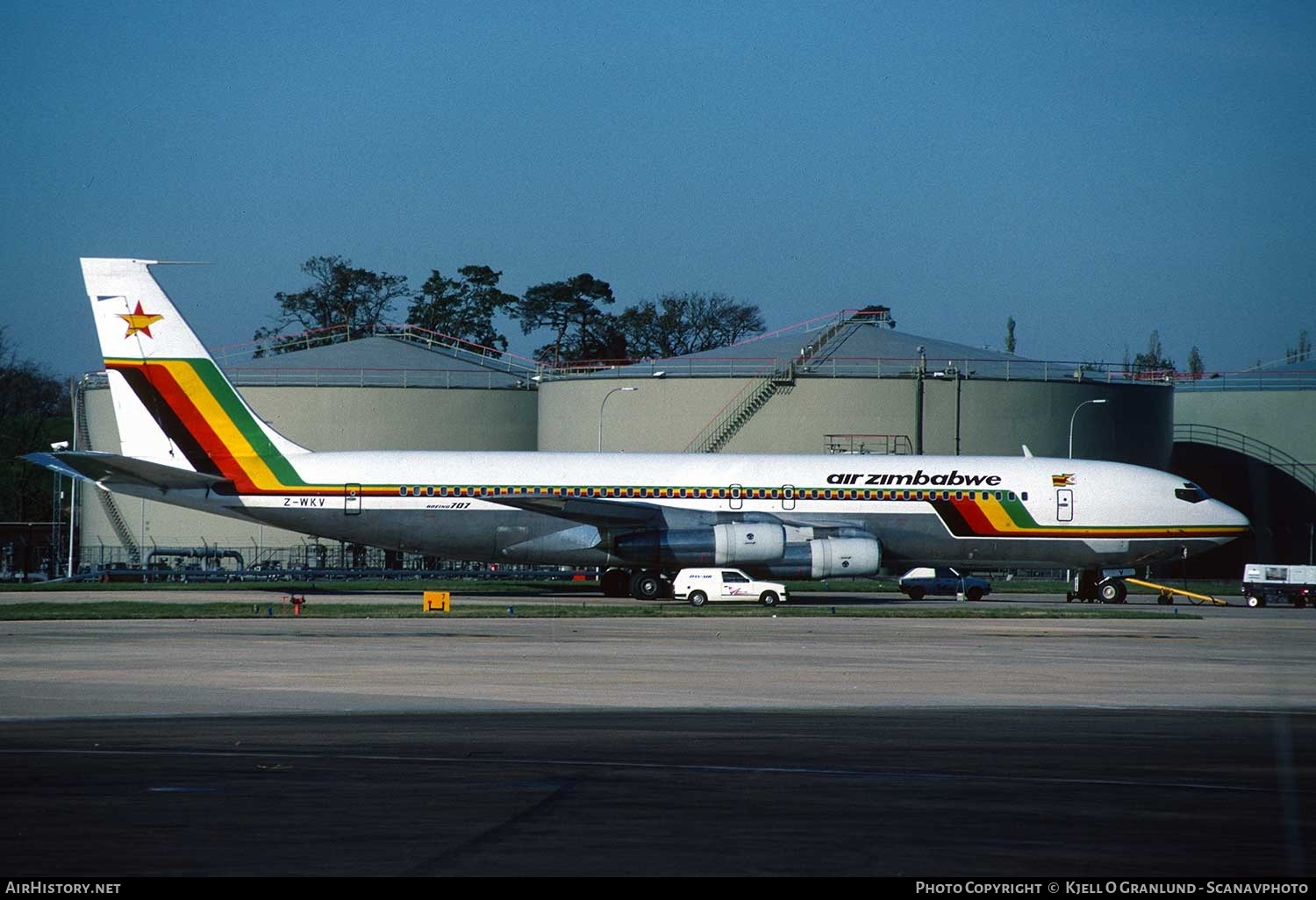 Aircraft Photo of Z-WKV | Boeing 707-330B | Air Zimbabwe | AirHistory.net #275586