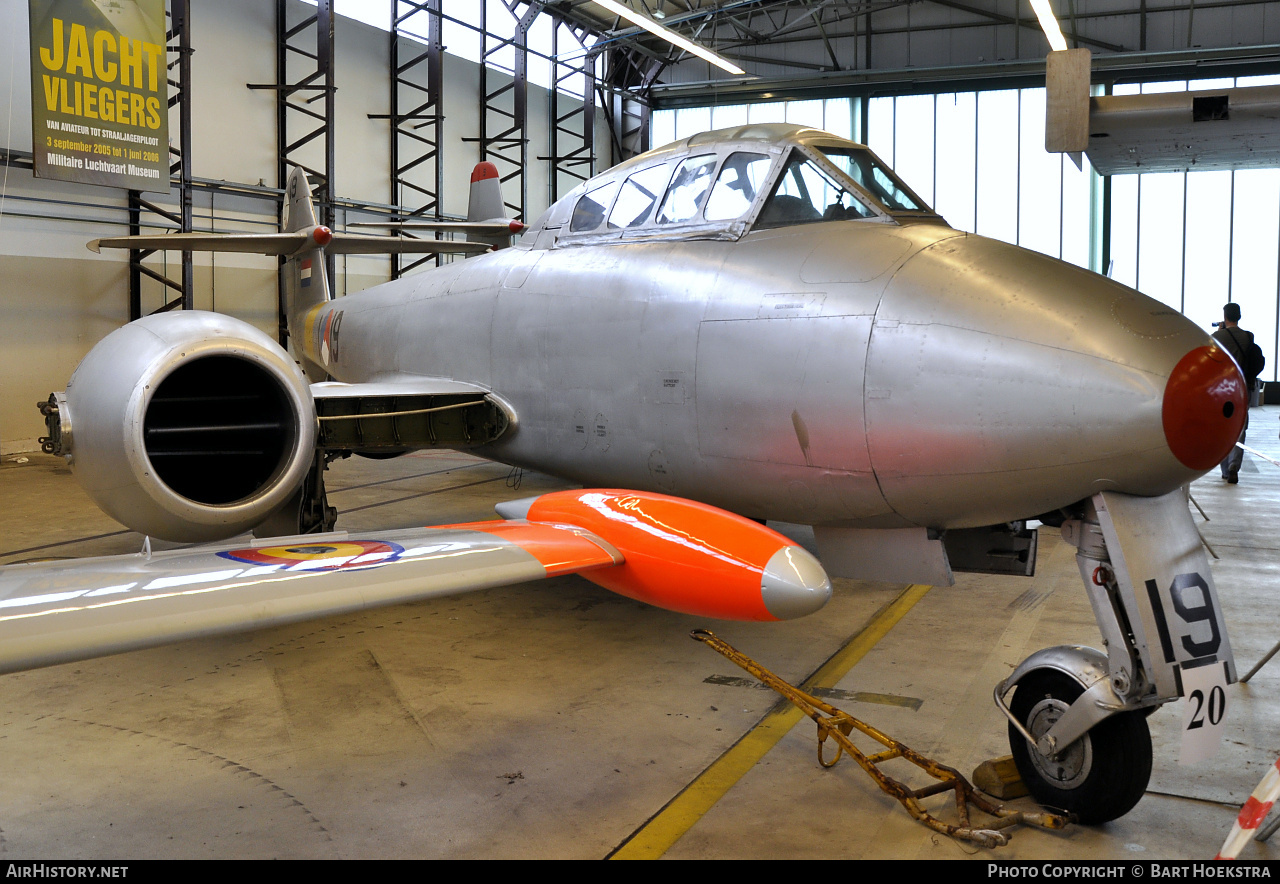 Aircraft Photo of I-19 | Gloster Meteor T7 | Netherlands - Air Force | AirHistory.net #275595