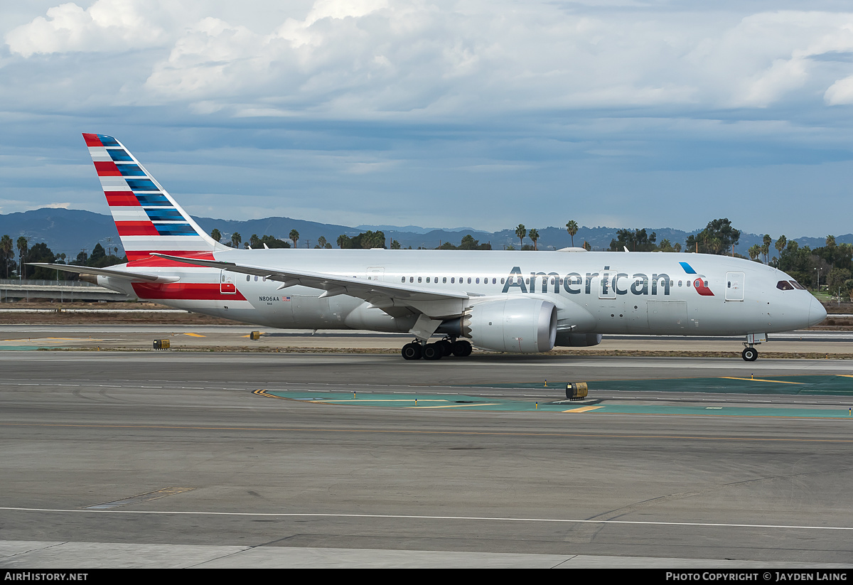 Aircraft Photo of N806AA | Boeing 787-8 Dreamliner | American Airlines | AirHistory.net #275609