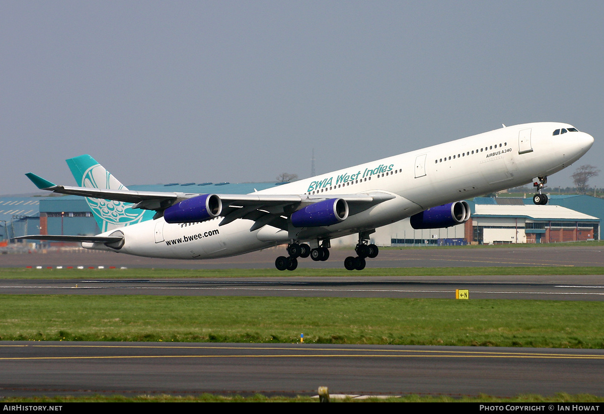 Aircraft Photo of 9Y-JIL | Airbus A340-311 | BWIA West Indies Airways | AirHistory.net #275622