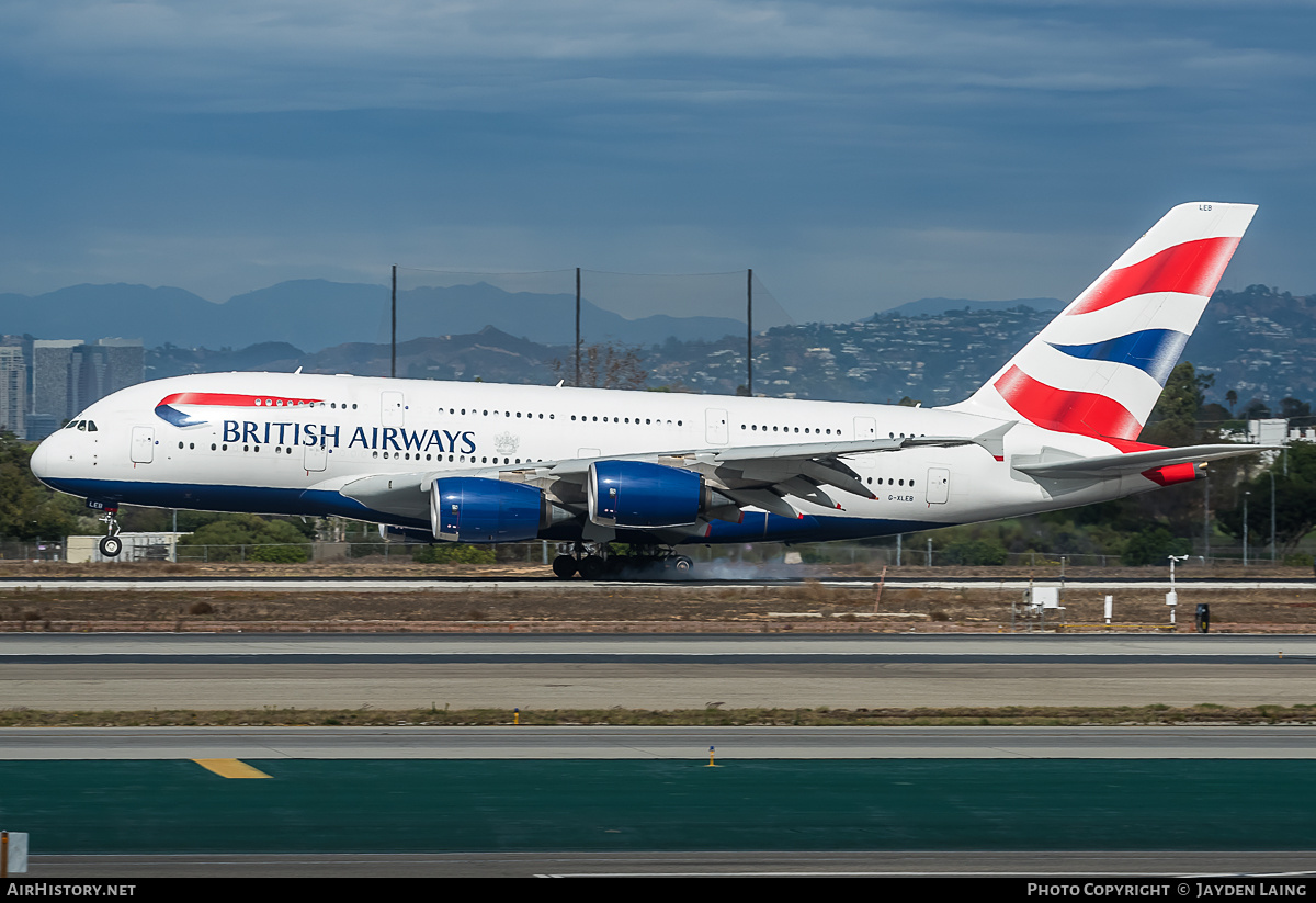 Aircraft Photo of G-XLEB | Airbus A380-841 | British Airways | AirHistory.net #275628