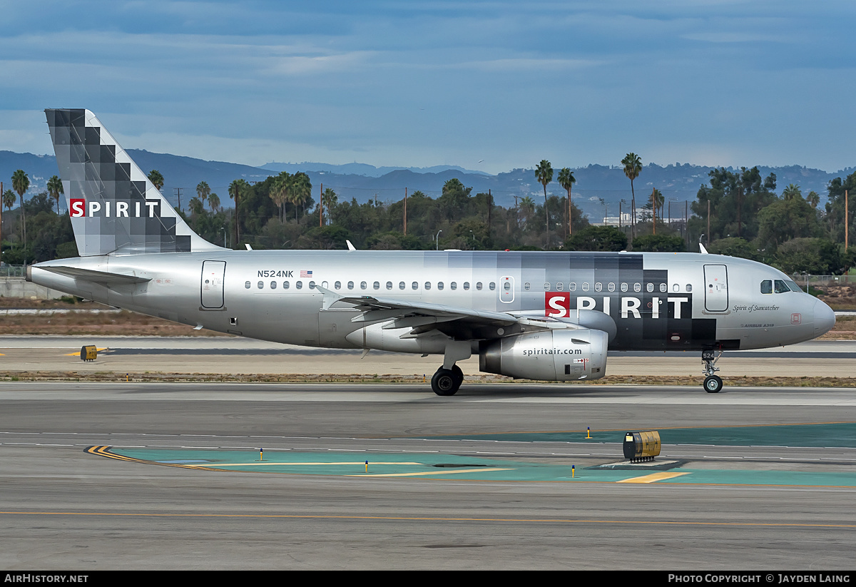 Aircraft Photo of N524NK | Airbus A319-132 | Spirit Airlines | AirHistory.net #275638