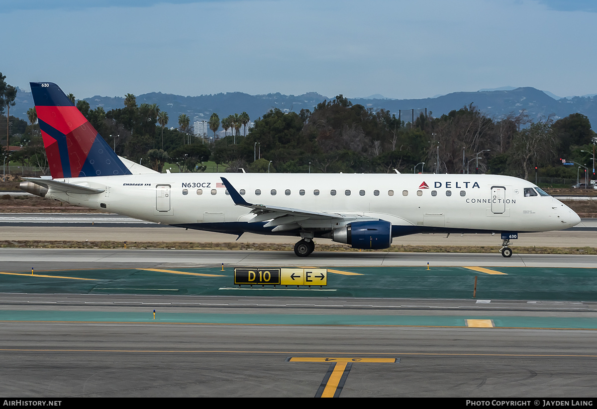 Aircraft Photo of N630CZ | Embraer 175LR (ERJ-170-200LR) | Delta Connection | AirHistory.net #275639
