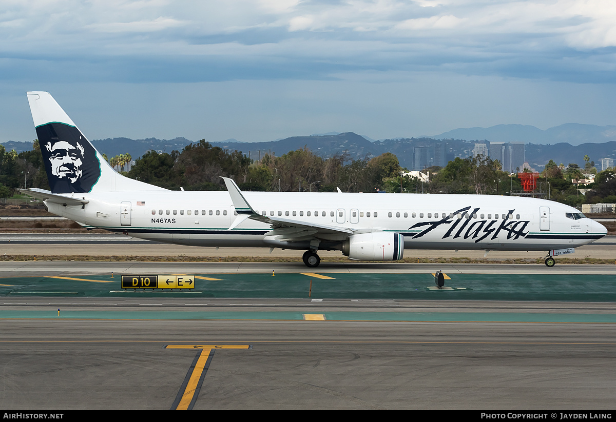 Aircraft Photo of N467AS | Boeing 737-990/ER | Alaska Airlines | AirHistory.net #275643