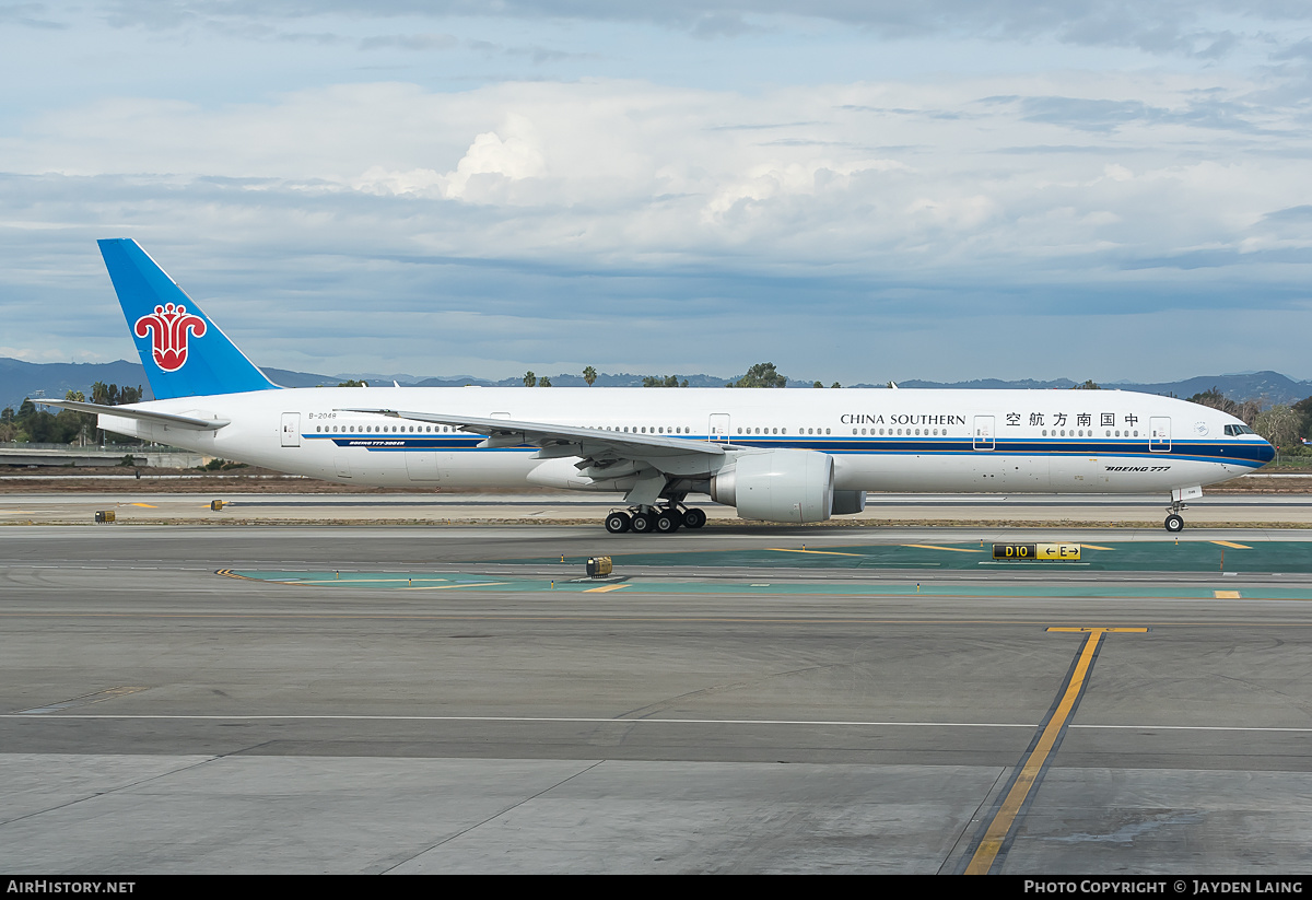 Aircraft Photo of B-2048 | Boeing 777-31BER | China Southern Airlines | AirHistory.net #275644