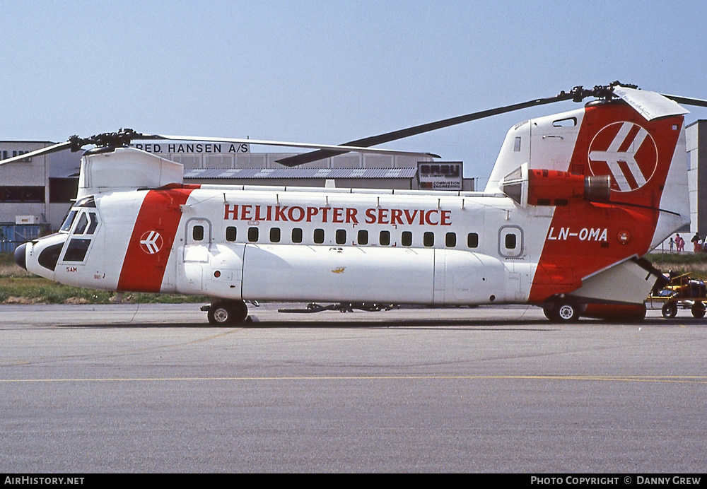 Aircraft Photo of LN-OMA | Boeing Vertol 234LR | Helikopter Service | AirHistory.net #275646