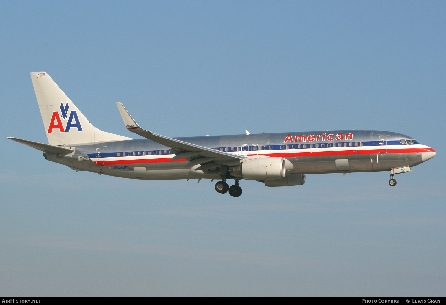 Aircraft Photo of N858NN | Boeing 737-823 | American Airlines | AirHistory.net #275662