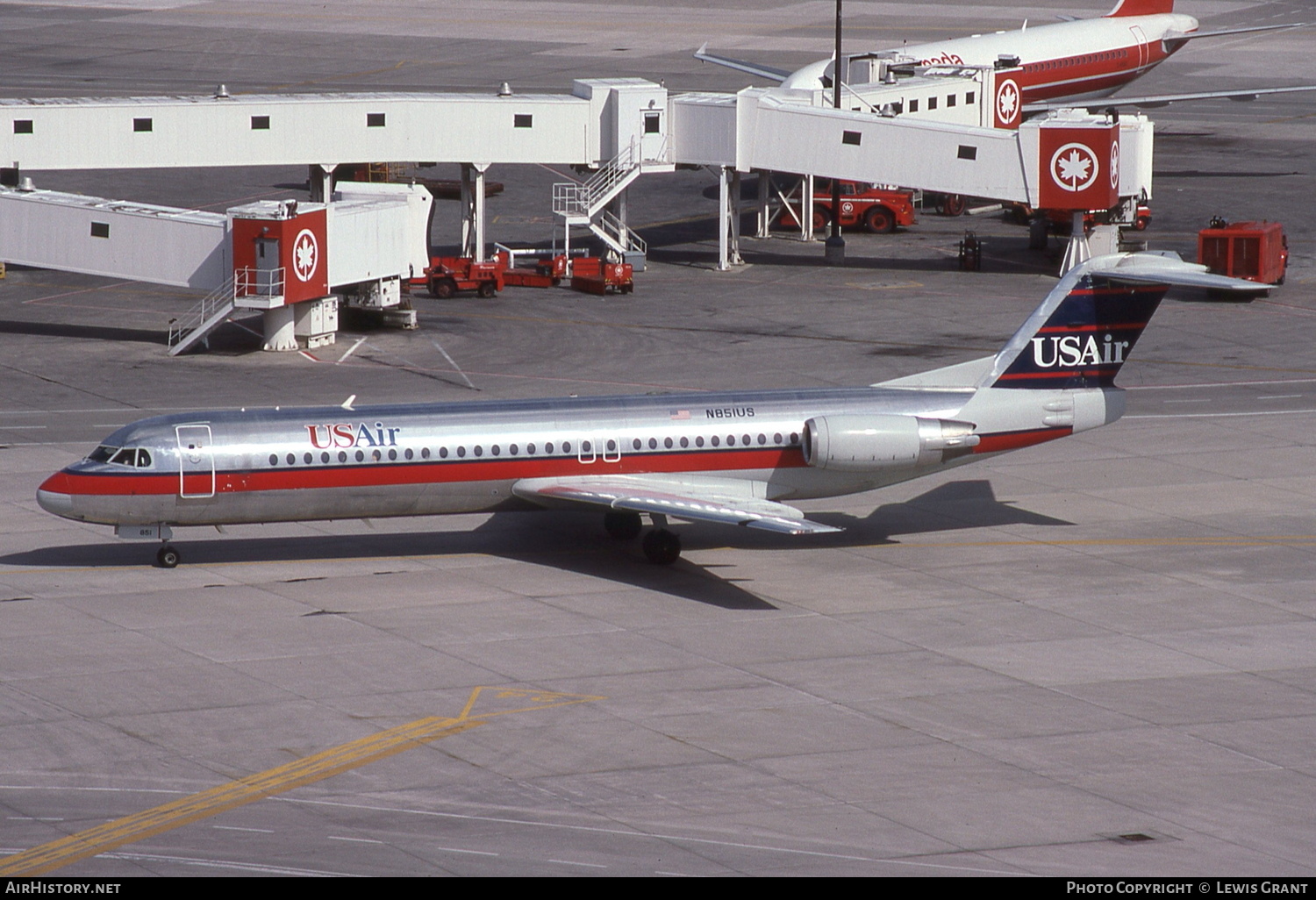 Aircraft Photo of N851US | Fokker 100 (F28-0100) | USAir | AirHistory.net #275671