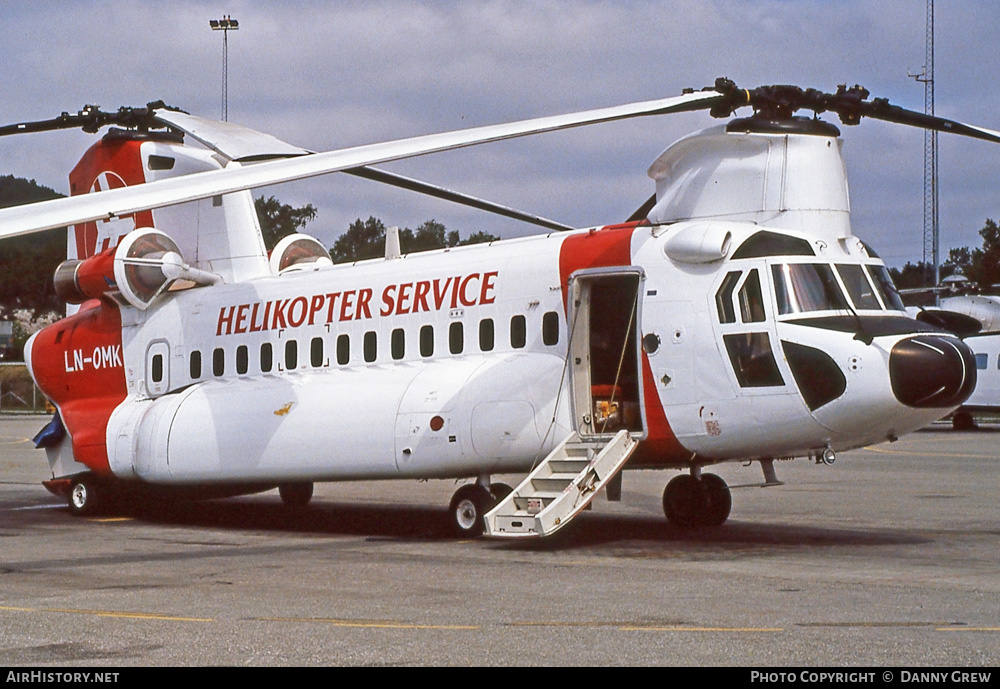 Aircraft Photo of LN-OMK | Boeing Vertol 234LR | Helikopter Service | AirHistory.net #275679