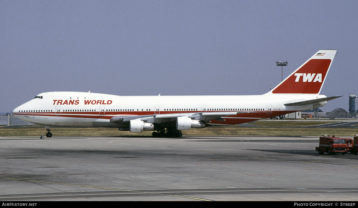 Aircraft Photo of N133TW | Boeing 747-156 | Trans World Airlines - TWA | AirHistory.net #275680