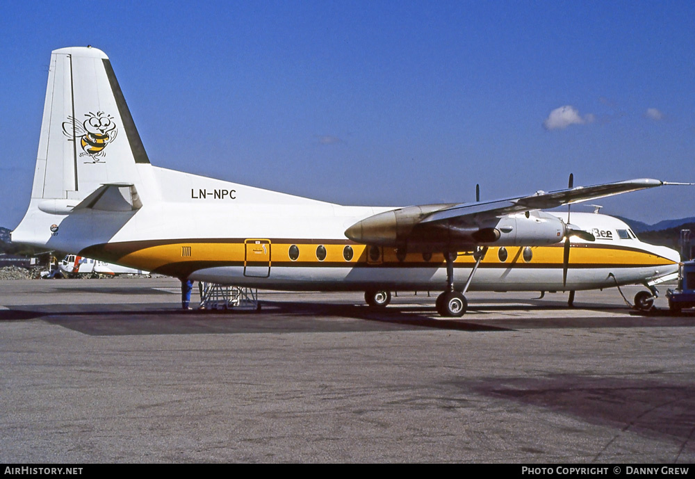 Aircraft Photo of LN-NPC | Fokker F27-100 Friendship | Busy Bee of Norway | AirHistory.net #275683