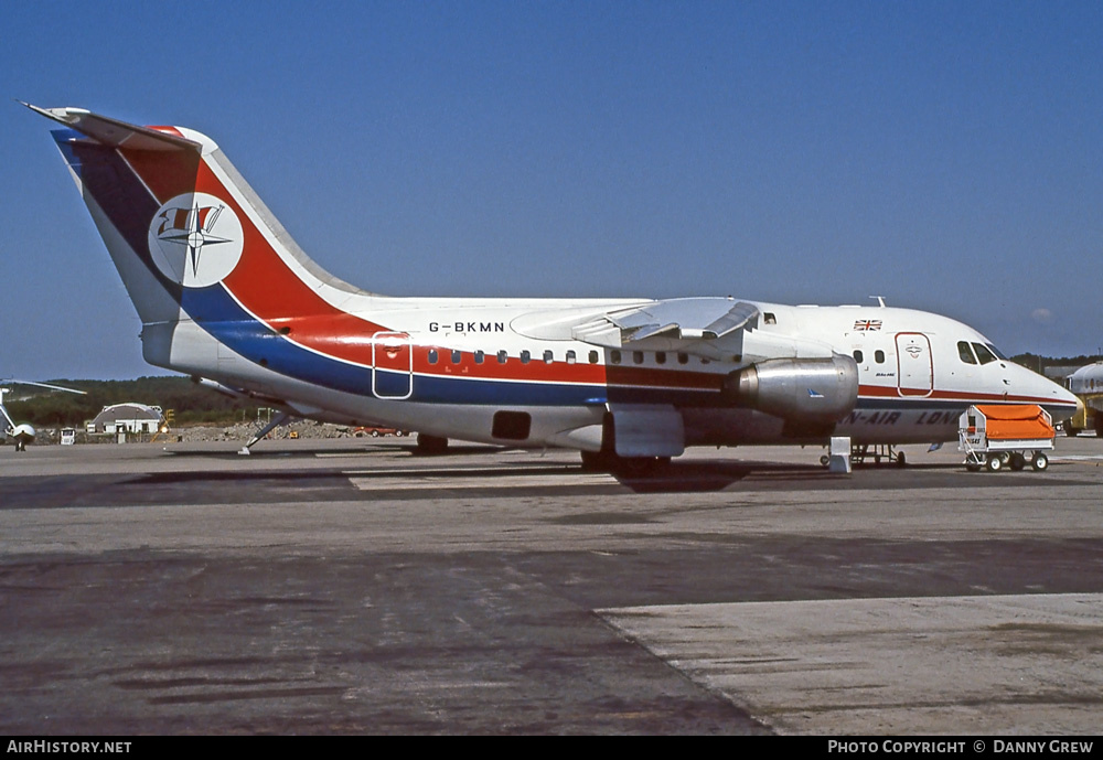 Aircraft Photo of G-BKMN | British Aerospace BAe-146-100 | Dan-Air London | AirHistory.net #275699