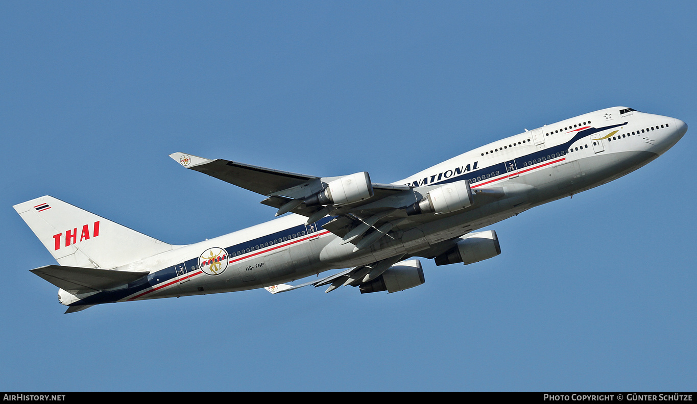 Aircraft Photo of HS-TGP | Boeing 747-4D7 | Thai Airways International | AirHistory.net #275721
