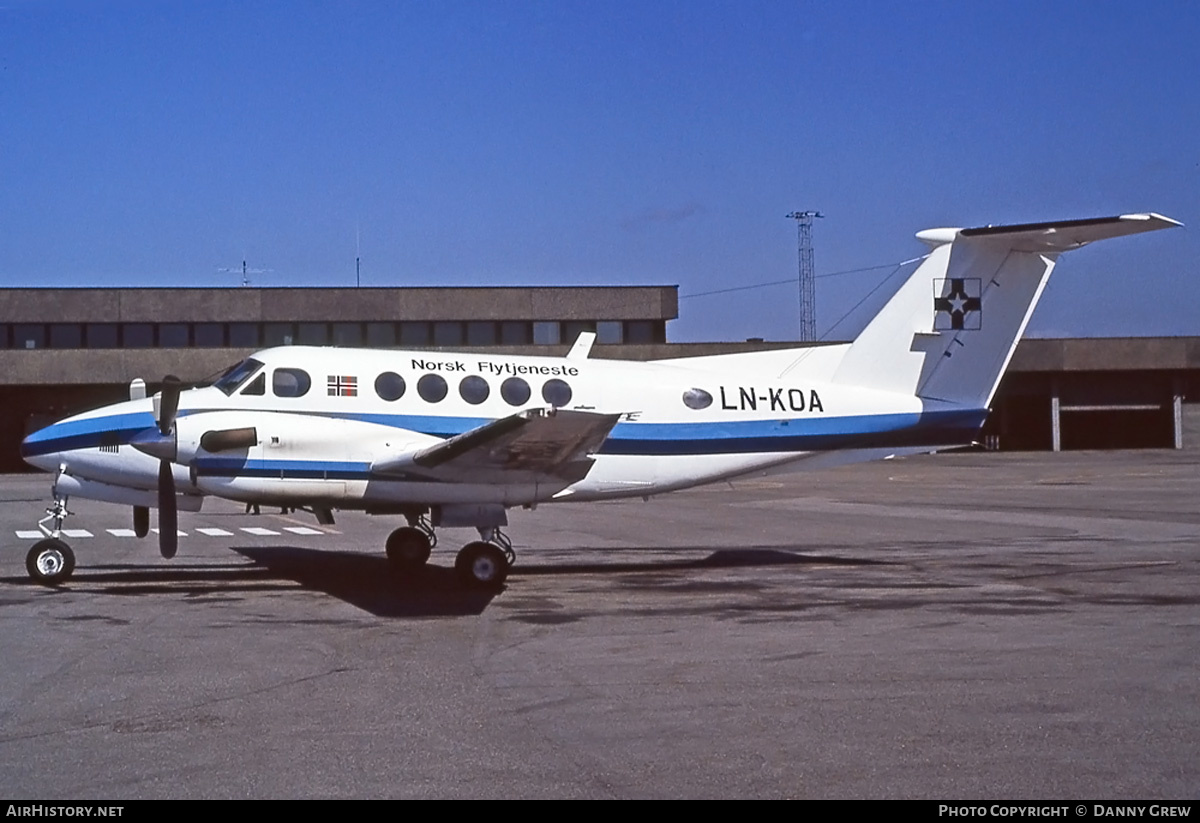 Aircraft Photo of LN-KOA | Beech 200 Super King Air | Norsk Flytjeneste | AirHistory.net #275729