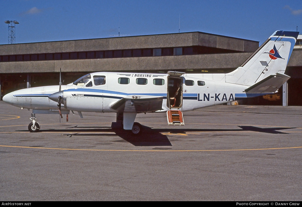 Aircraft Photo of LN-KAA | Cessna 441 Conquest | Norving | AirHistory.net #275734