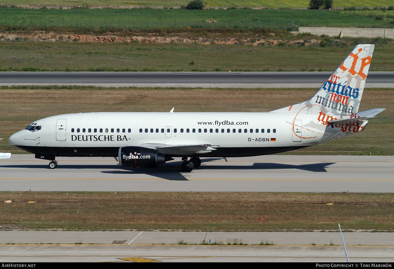 Aircraft Photo of D-ADBN | Boeing 737-31S | Deutsche BA | AirHistory.net #275740