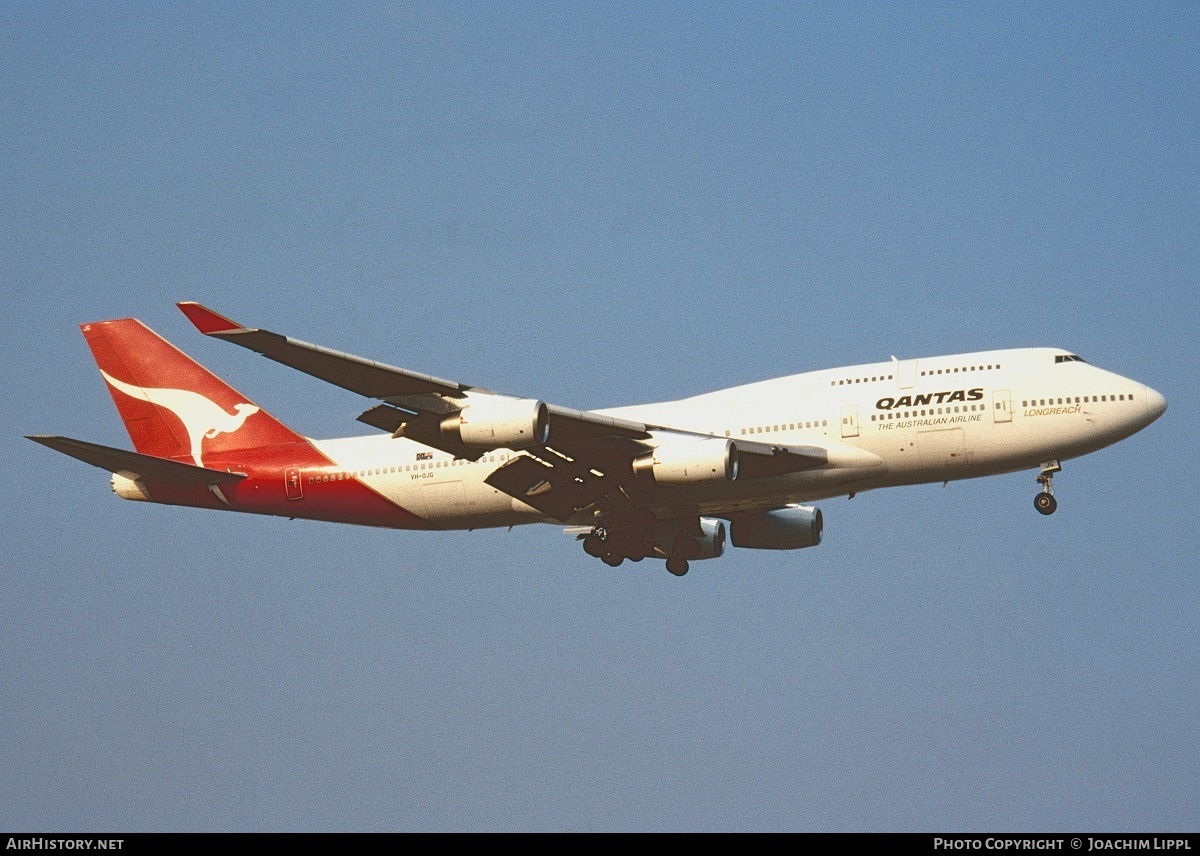 Aircraft Photo of VH-OJG | Boeing 747-438 | Qantas | AirHistory.net #275760