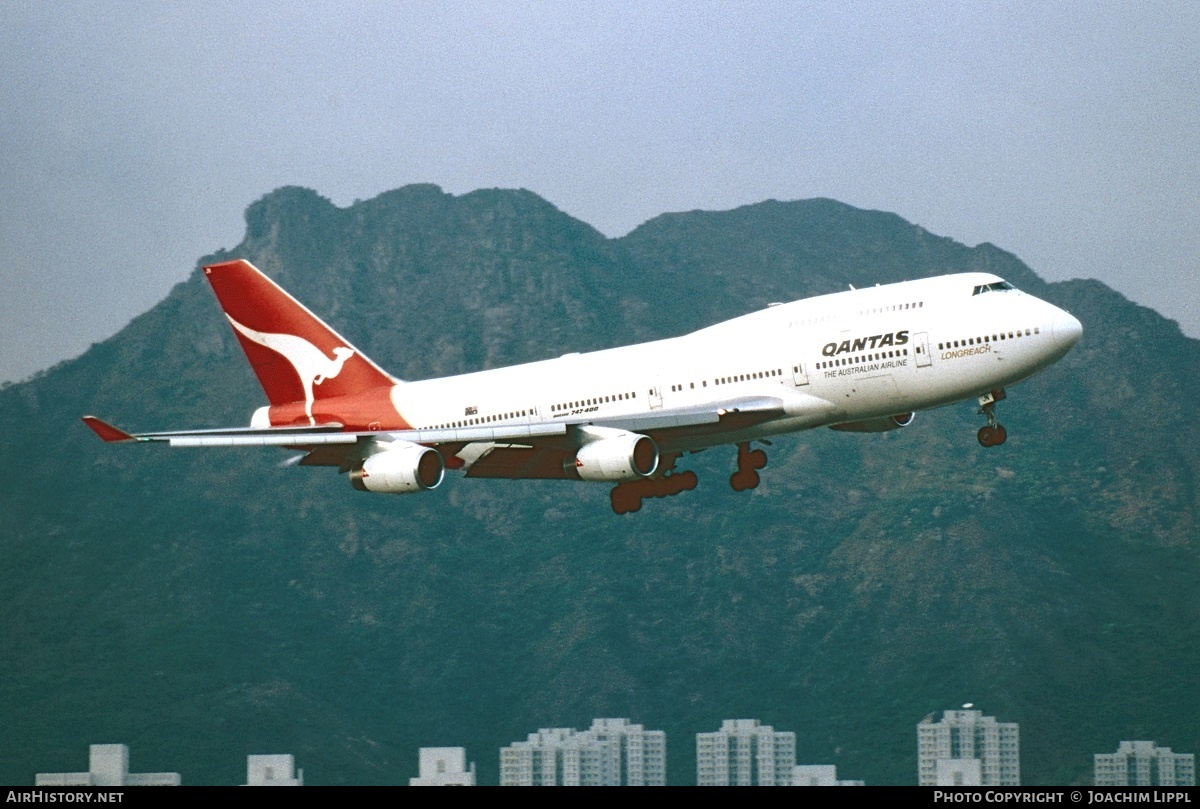 Aircraft Photo of VH-OJN | Boeing 747-438 | Qantas | AirHistory.net #275770