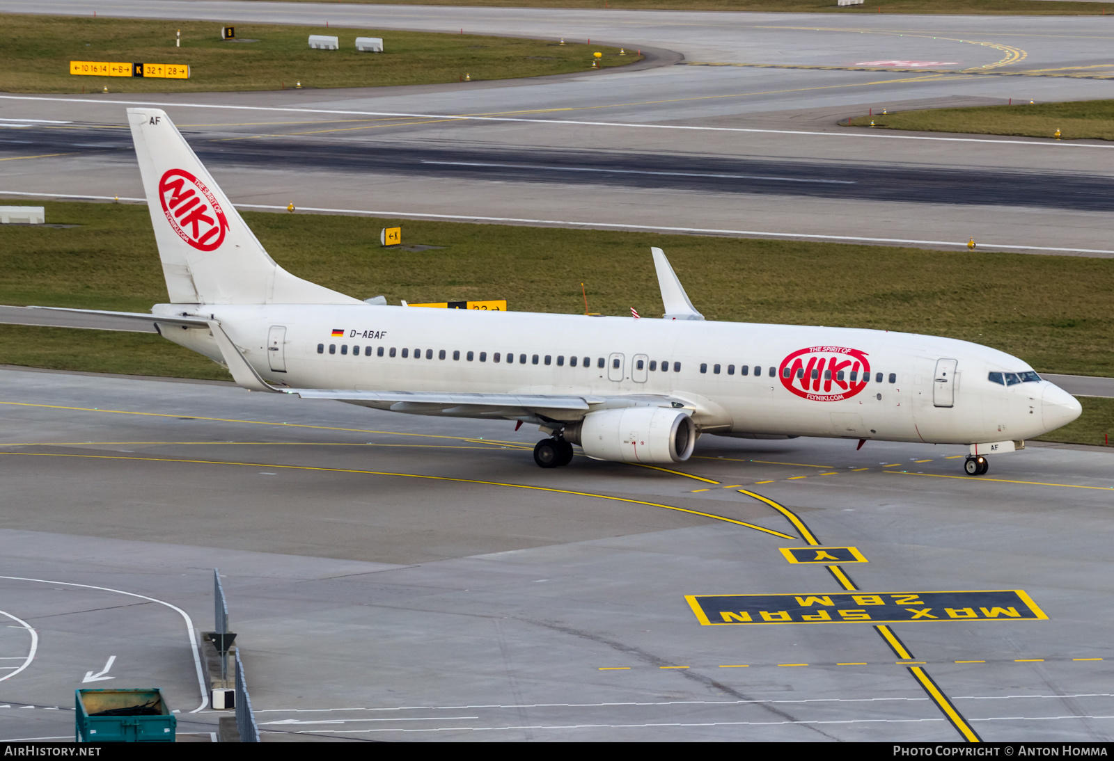 Aircraft Photo of D-ABAF | Boeing 737-86J | Niki | AirHistory.net #275772