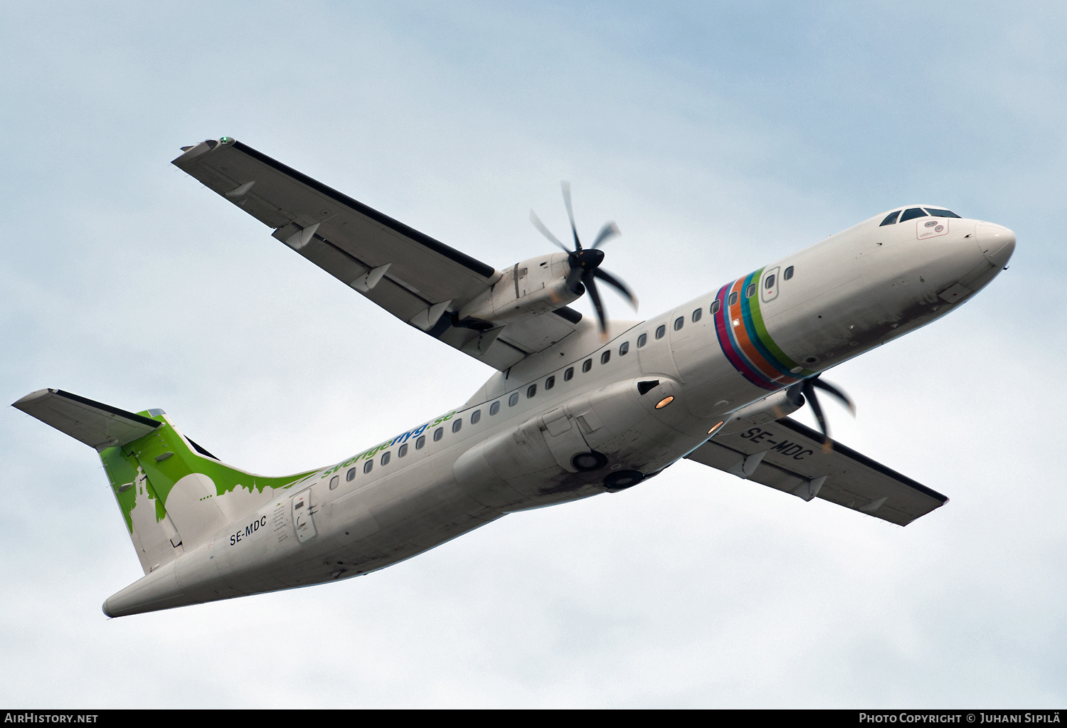 Aircraft Photo of SE-MDC | ATR ATR-72-500 (ATR-72-212A) | Sverigeflyg | AirHistory.net #275775