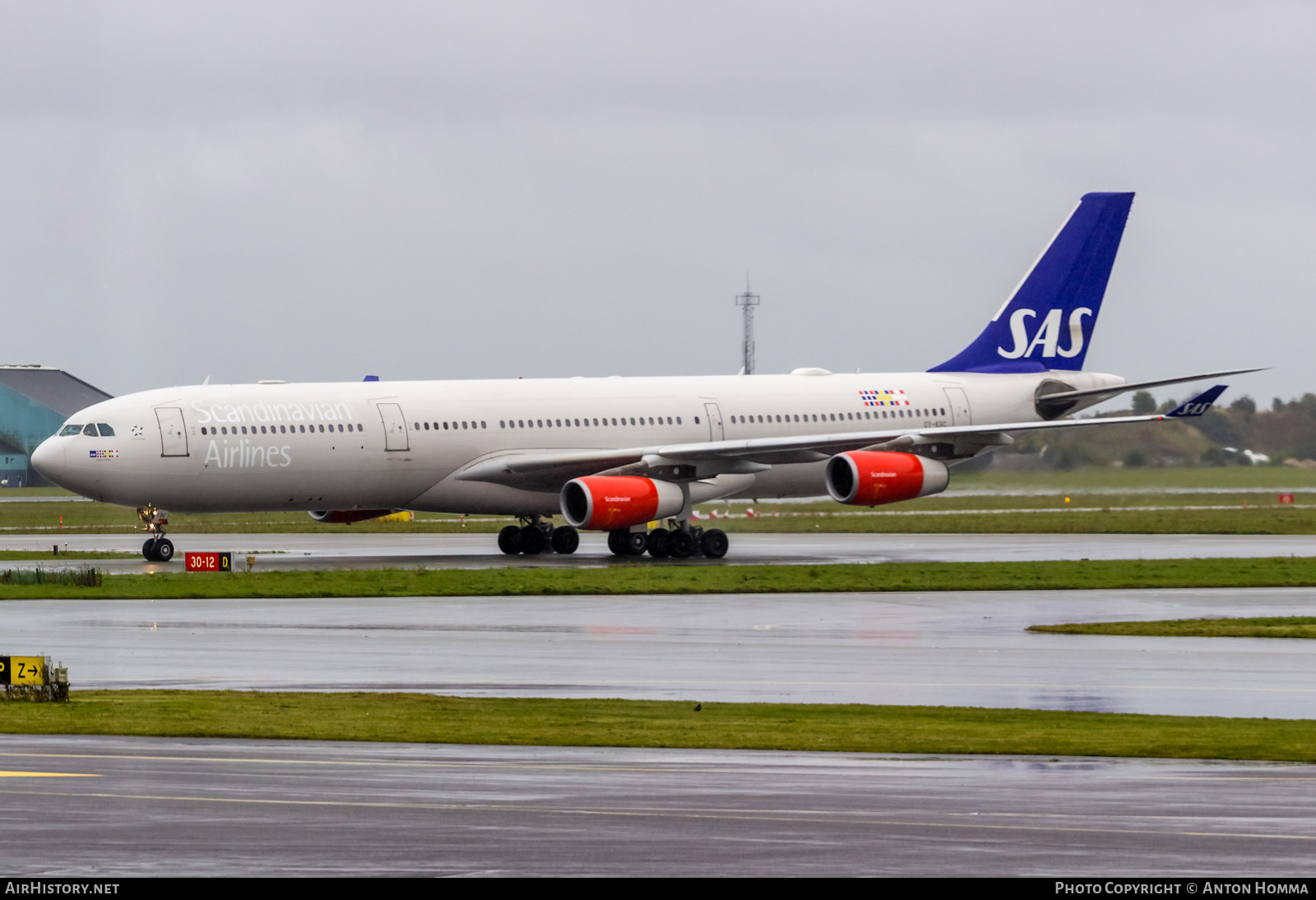 Aircraft Photo of OY-KBC | Airbus A340-313X | Scandinavian Airlines - SAS | AirHistory.net #275781