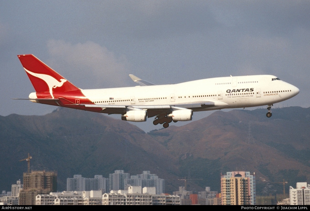 Aircraft Photo of VH-OJC | Boeing 747-438 | Qantas | AirHistory.net #275788