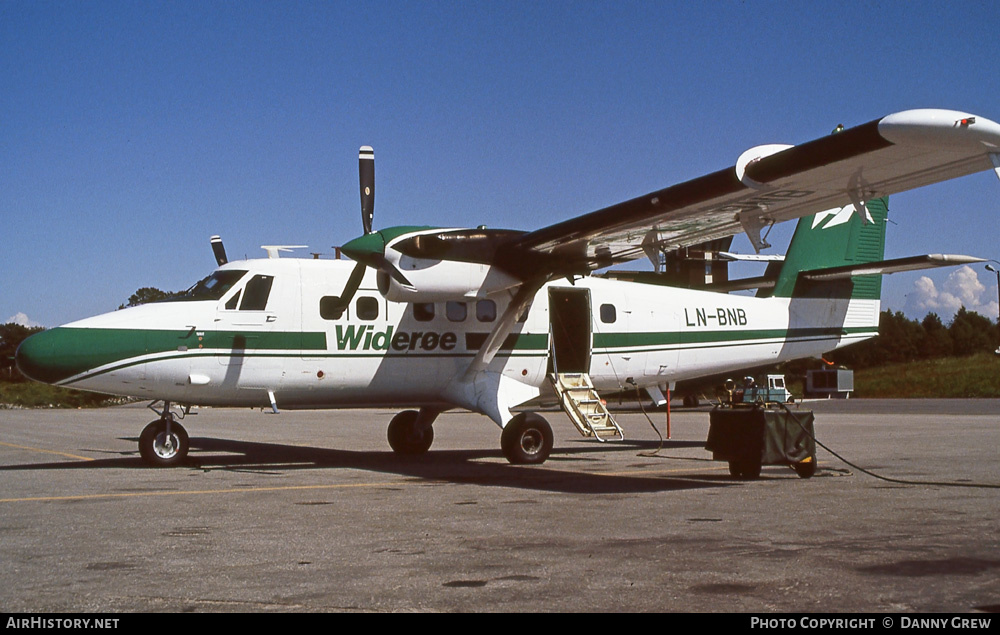 Aircraft Photo of LN-BNB | De Havilland Canada DHC-6-300 Twin Otter | Widerøe | AirHistory.net #275796