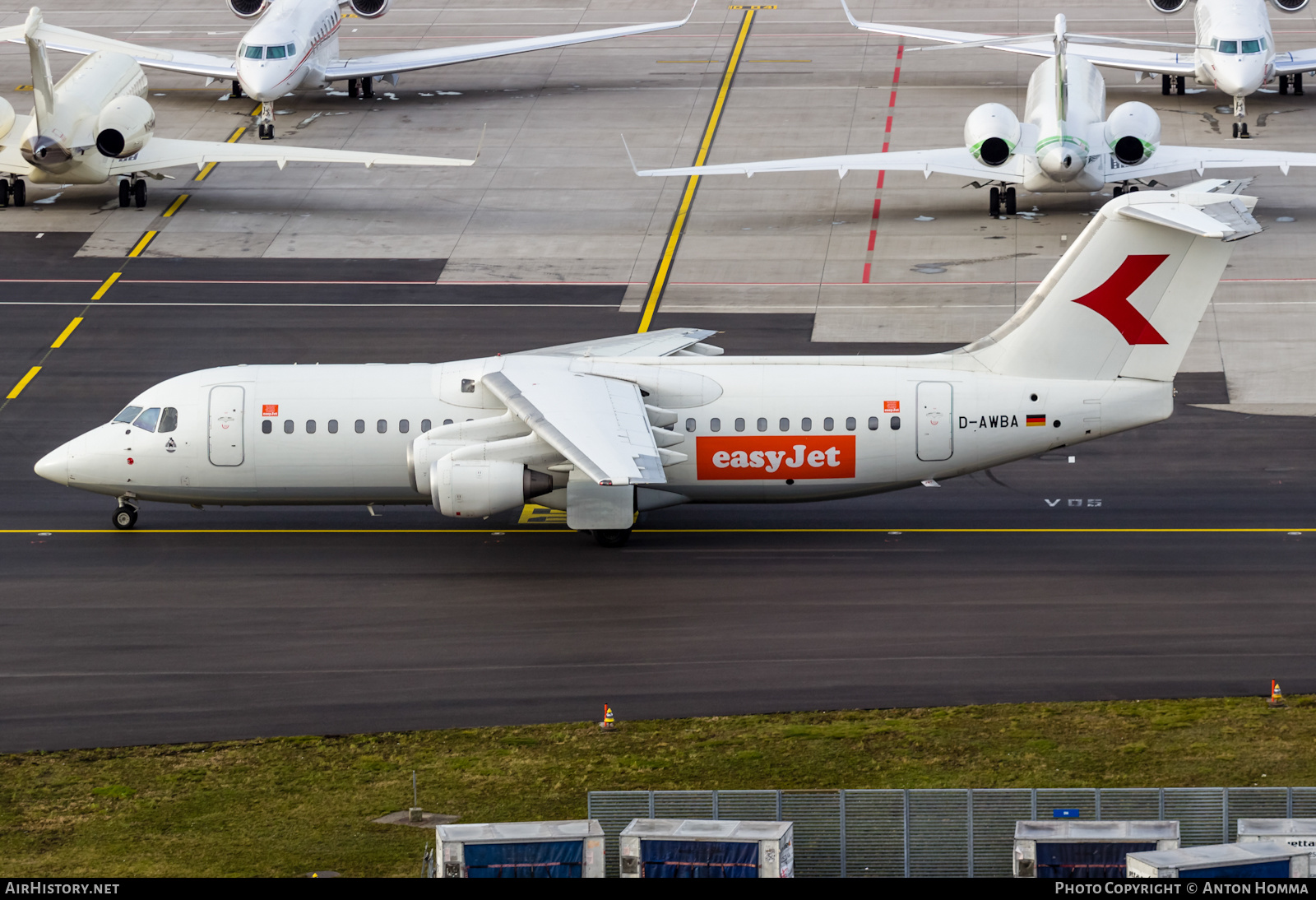 Aircraft Photo of D-AWBA | British Aerospace BAe-146-300 | EasyJet | AirHistory.net #275800