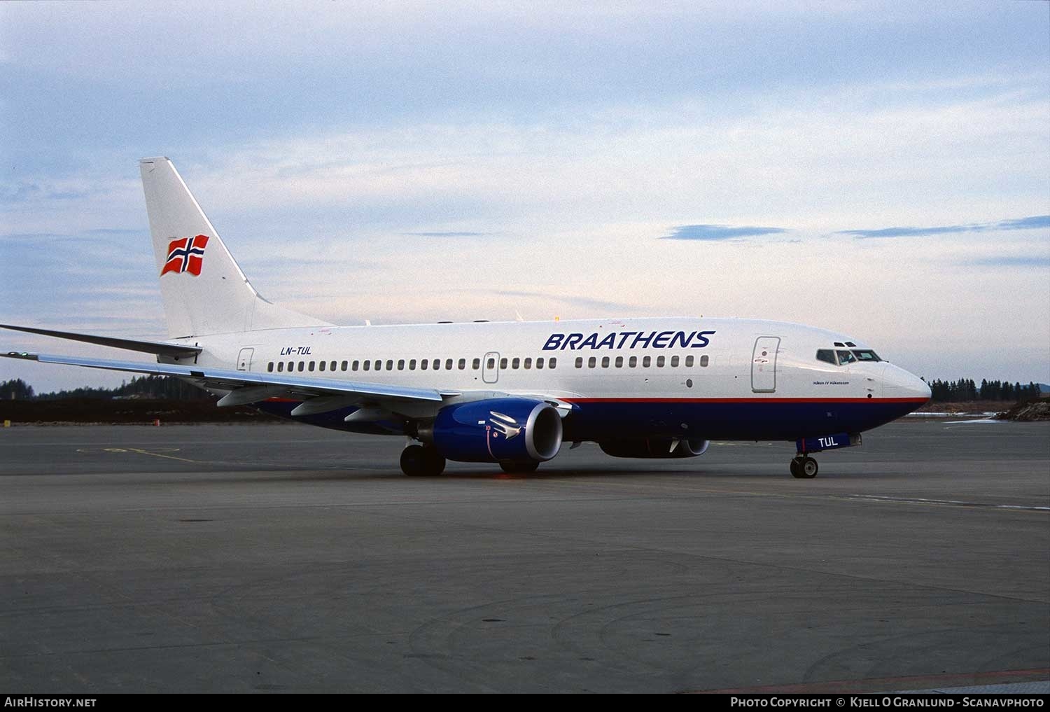 Aircraft Photo of LN-TUL | Boeing 737-705 | Braathens | AirHistory.net #275819