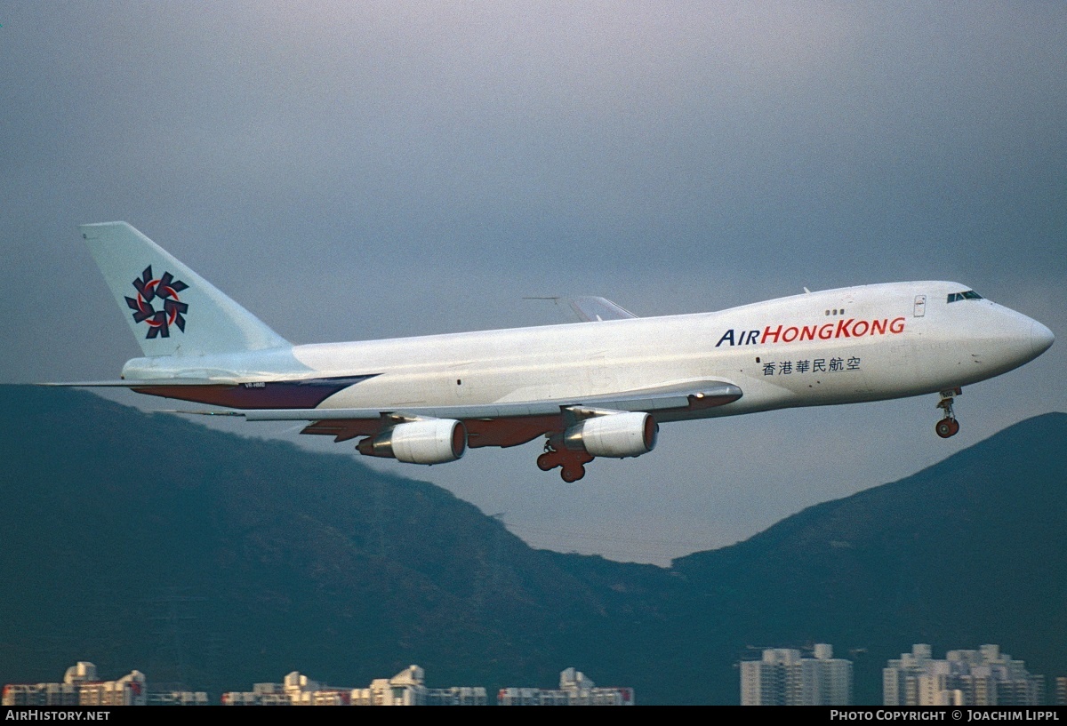 Aircraft Photo of VR-HMD | Boeing 747-2L5B(SF) | Air Hong Kong | AirHistory.net #275824