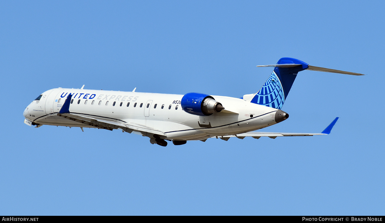 Aircraft Photo of N538GJ | Bombardier CRJ-550 (CL-600-2C11) | United Express | AirHistory.net #275868