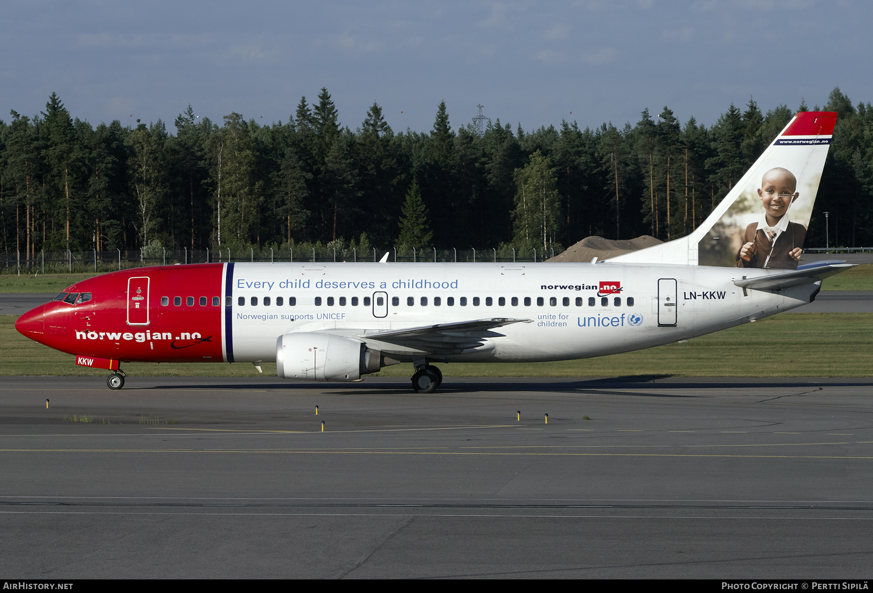 Aircraft Photo of LN-KKW | Boeing 737-3K9 | Norwegian | AirHistory.net #275870