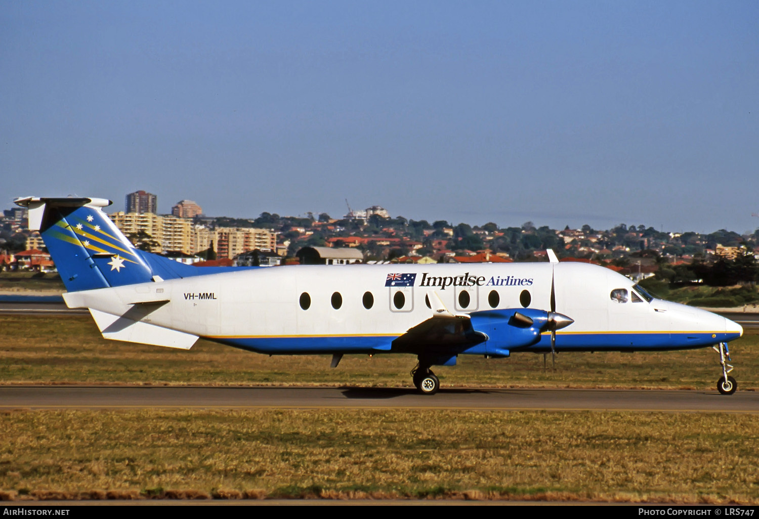 Aircraft Photo of VH-MML | Beech 1900D | Impulse Airlines | AirHistory.net #275895
