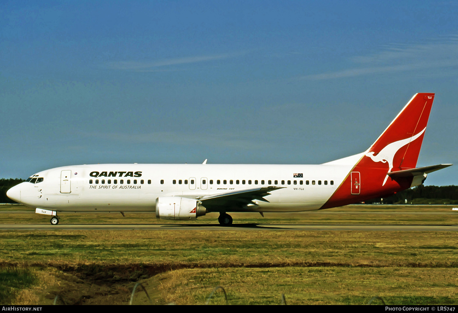 Aircraft Photo of VH-TJJ | Boeing 737-476 | Qantas | AirHistory.net #275905
