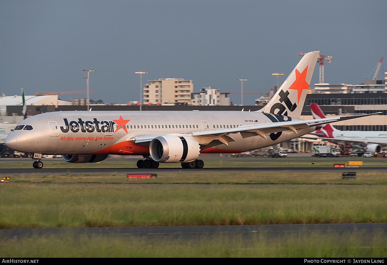 Aircraft Photo of VH-VKA | Boeing 787-8 Dreamliner | Jetstar Airways | AirHistory.net #275933