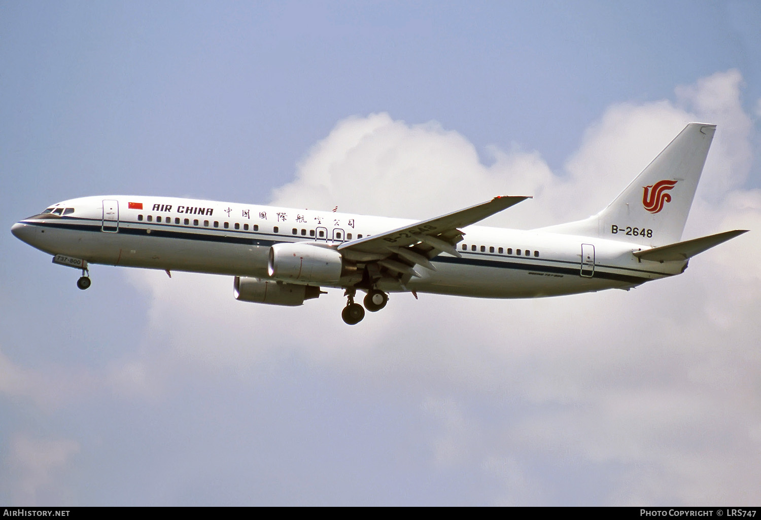 Aircraft Photo of B-2648 | Boeing 737-89L | Air China | AirHistory.net #275934