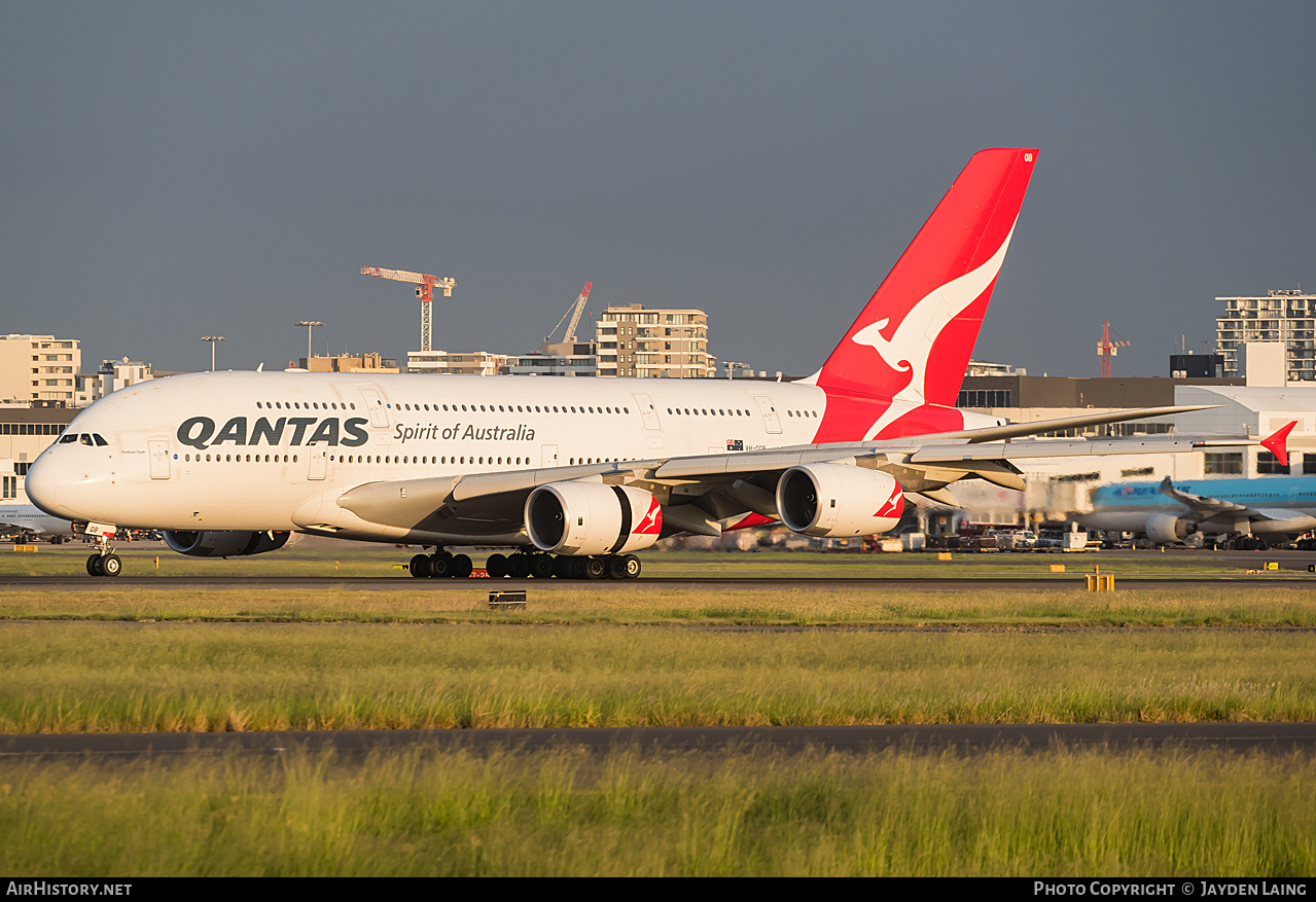 Aircraft Photo of VH-OQB | Airbus A380-842 | Qantas | AirHistory.net #275944