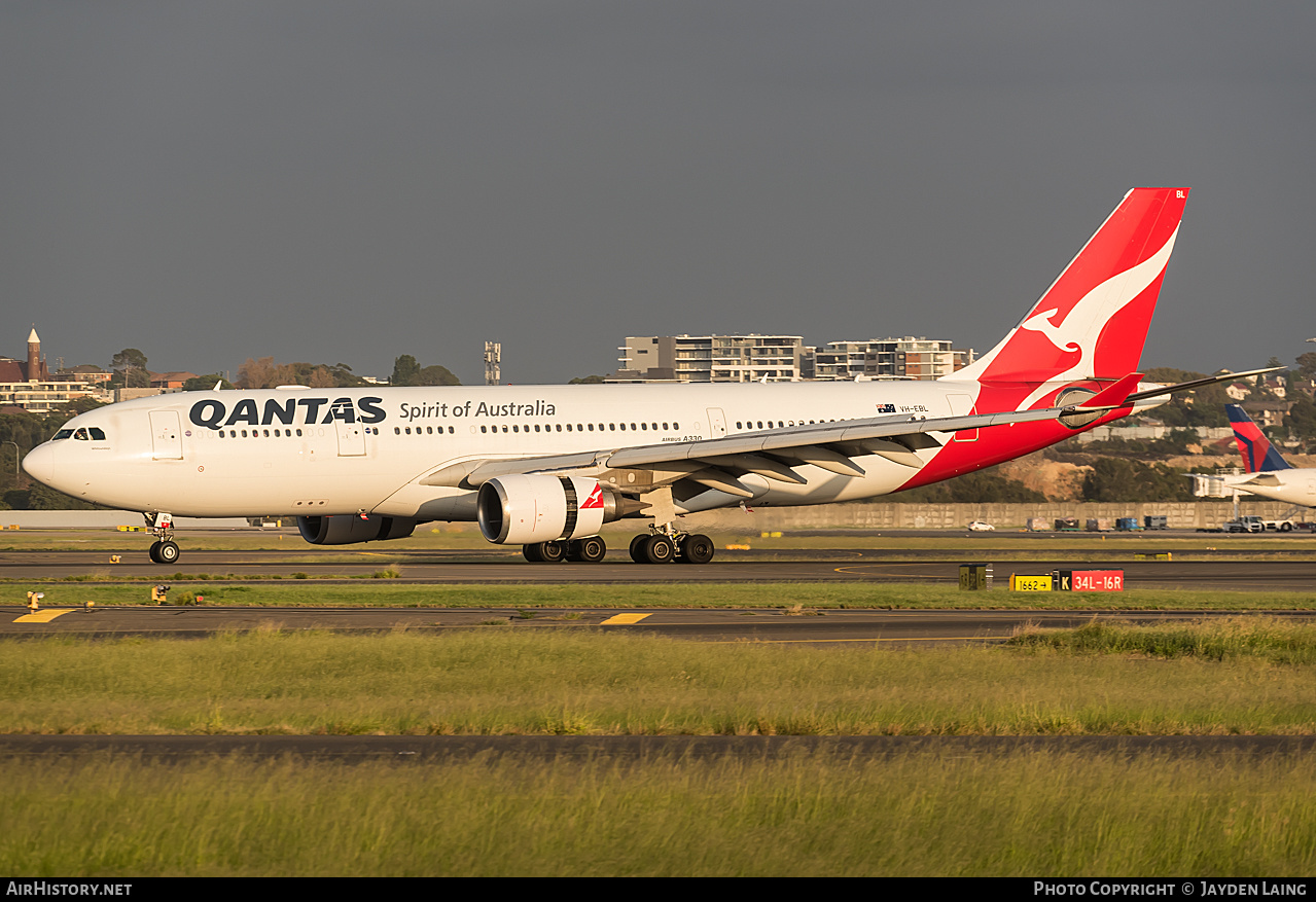 Aircraft Photo of VH-EBL | Airbus A330-203 | Qantas | AirHistory.net #275959