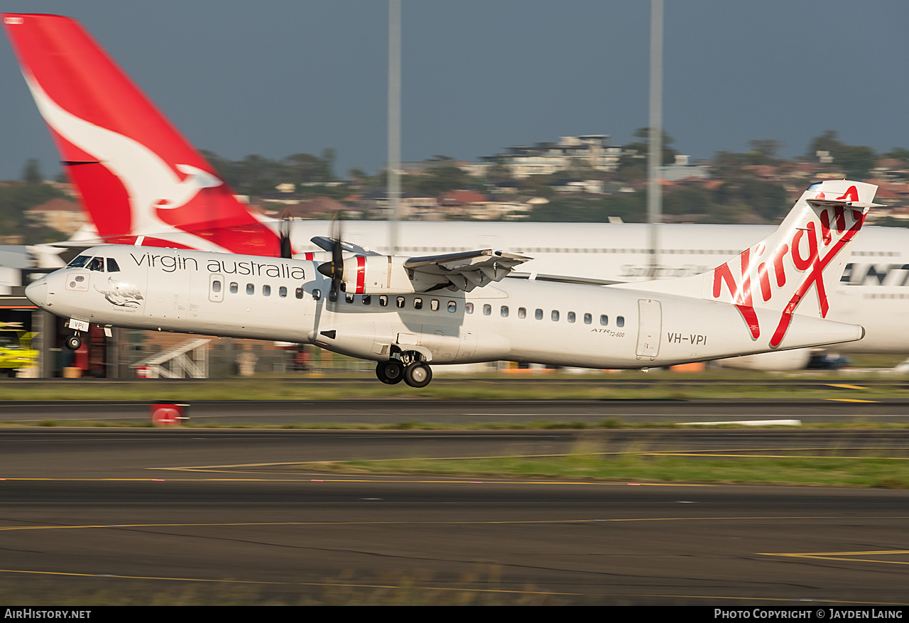Aircraft Photo of VH-VPI | ATR ATR-72-600 (ATR-72-212A) | Virgin Australia Airlines | AirHistory.net #275977