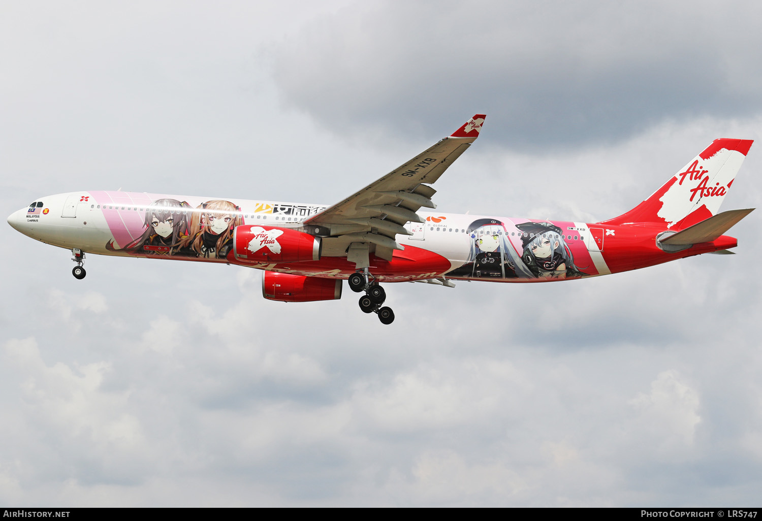 Aircraft Photo of 9M-XXB | Airbus A330-343E | AirAsia X | AirHistory.net #276007