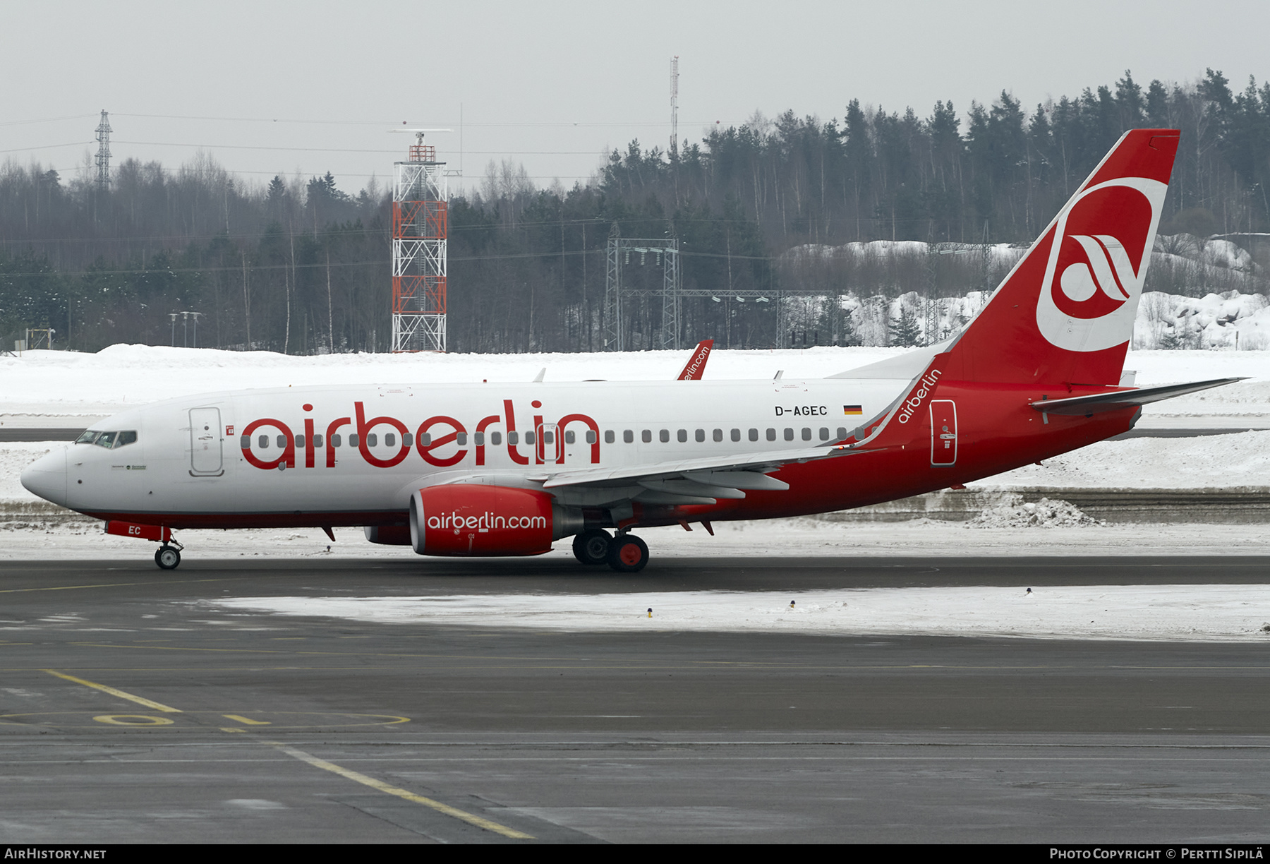 Aircraft Photo of D-AGEC | Boeing 737-76J | Air Berlin | AirHistory.net #276047