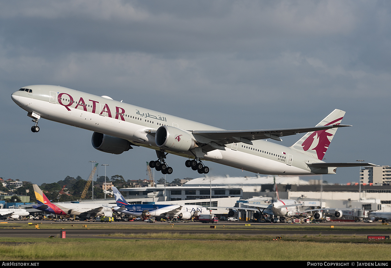 Aircraft Photo of A7-BAC | Boeing 777-3DZ/ER | Qatar Airways | AirHistory.net #276055