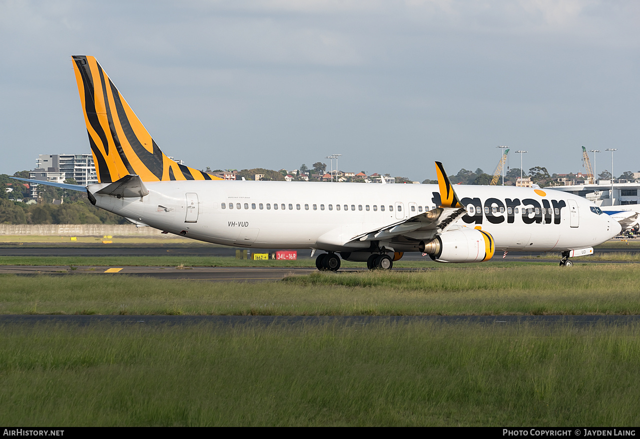 Aircraft Photo of VH-VUD | Boeing 737-8FE | Tigerair | AirHistory.net #276060