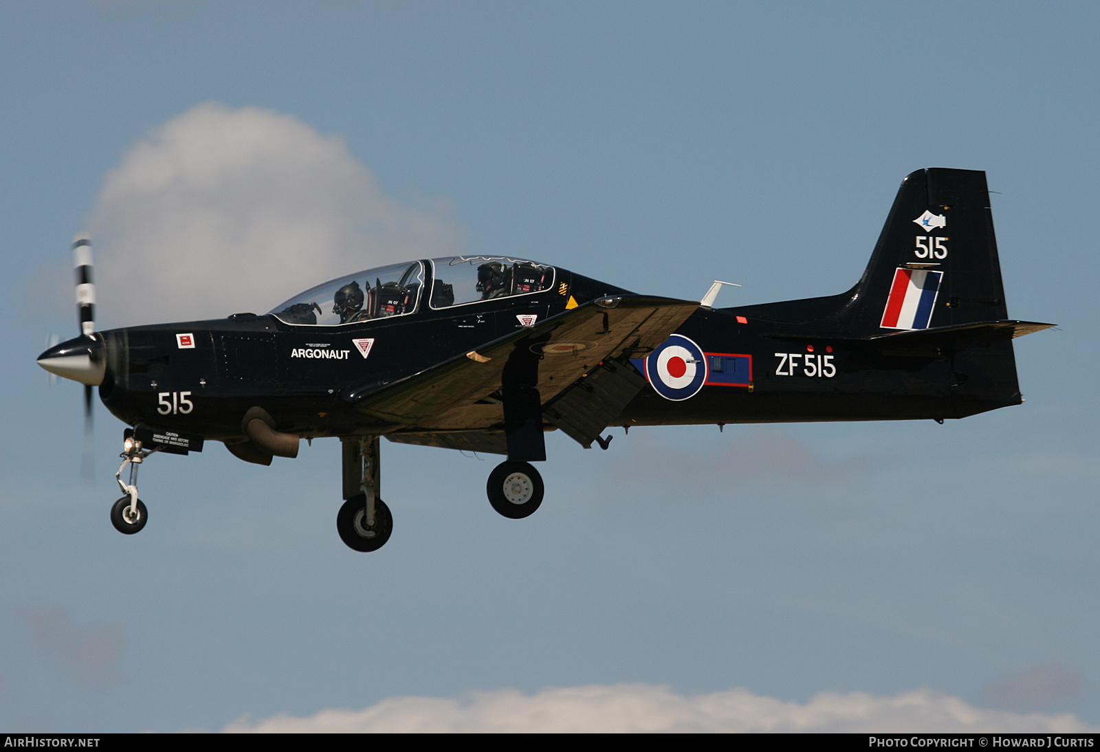Aircraft Photo of ZF515 | Short S-312 Tucano T1 | UK - Air Force | AirHistory.net #276071